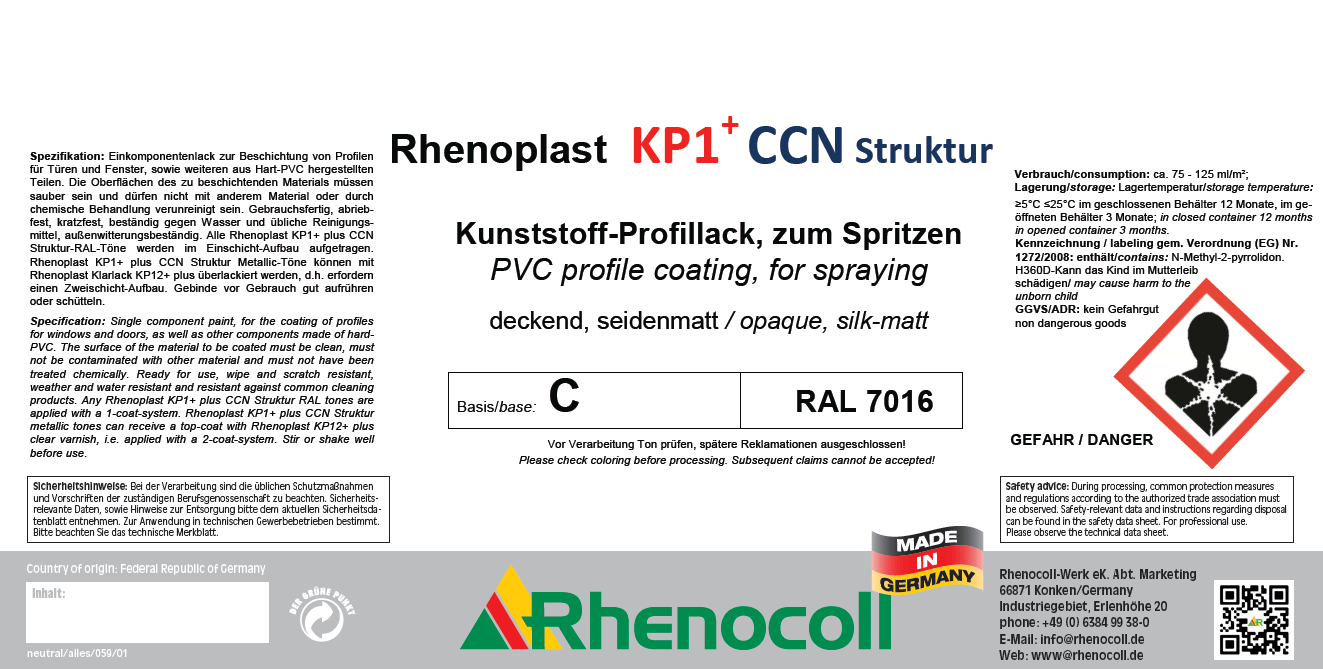 Rhenoplast  KP1+  plus CCN Struktur